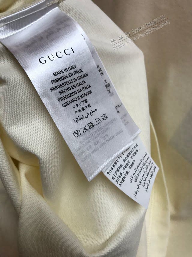 Gucci男T恤 2020新款短袖衣 男女同款 最高品質 古奇女款短袖  tzy2558